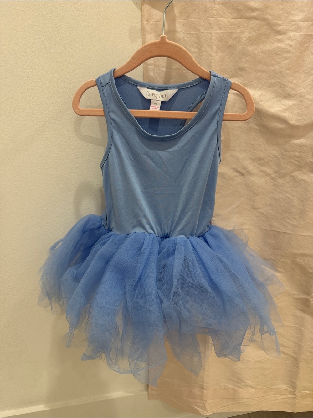 Love, Plush Girls' Blue Tulle Ballet Costume